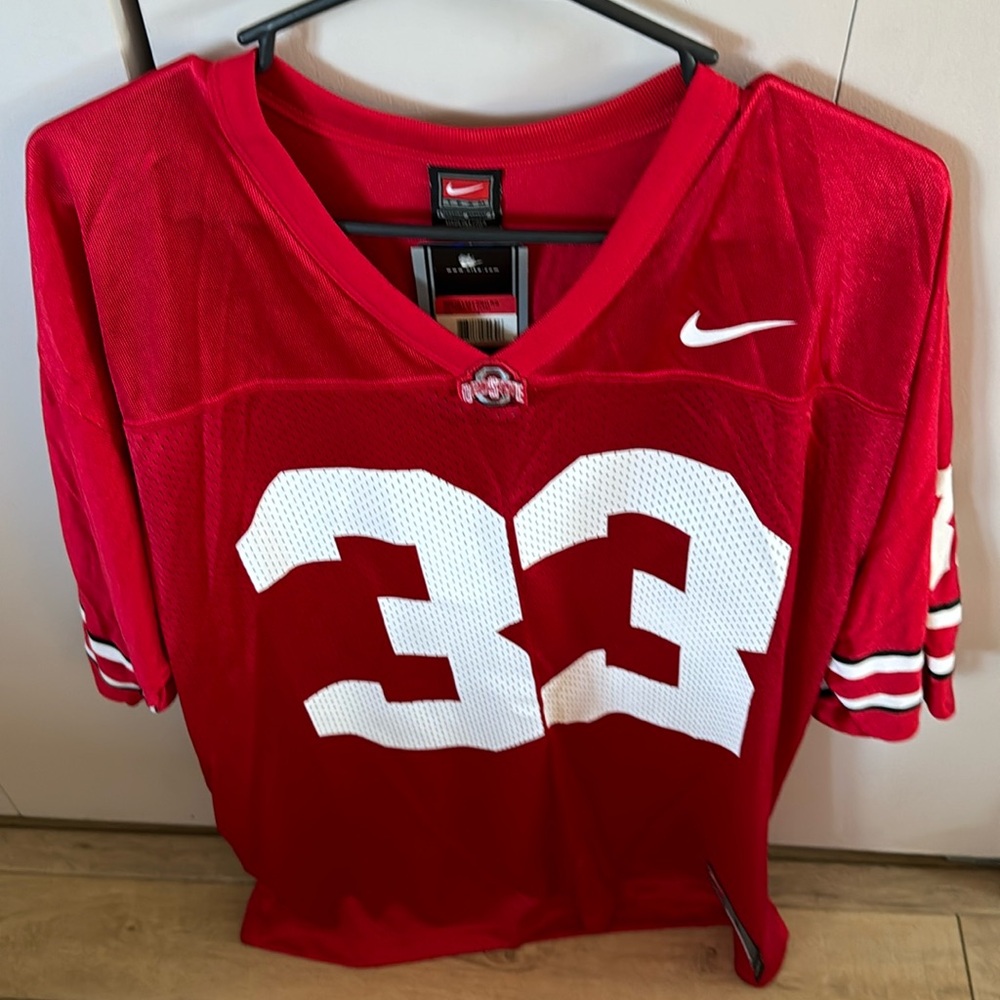 Ohio State Red Nike Jersey #33 Size Large NWT